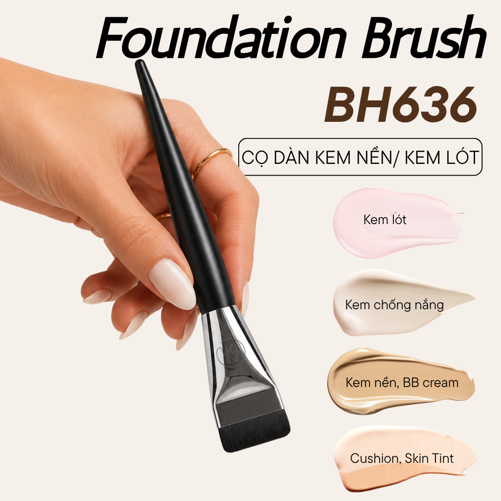 Cọ Tán Nền BH Cosmetics Foundation Brush BH636